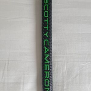 Scotty Cameron Black Grip with Green Accents